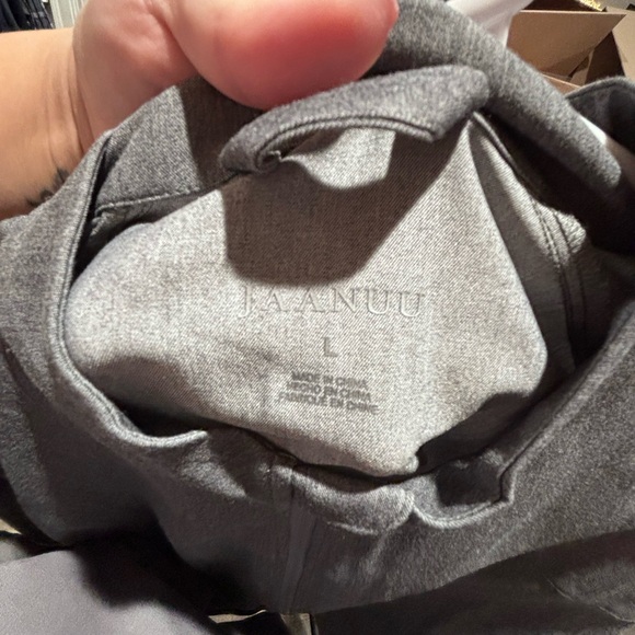 Jaanuu Heather Grey Scrub Jacket - Picture 2 of 3